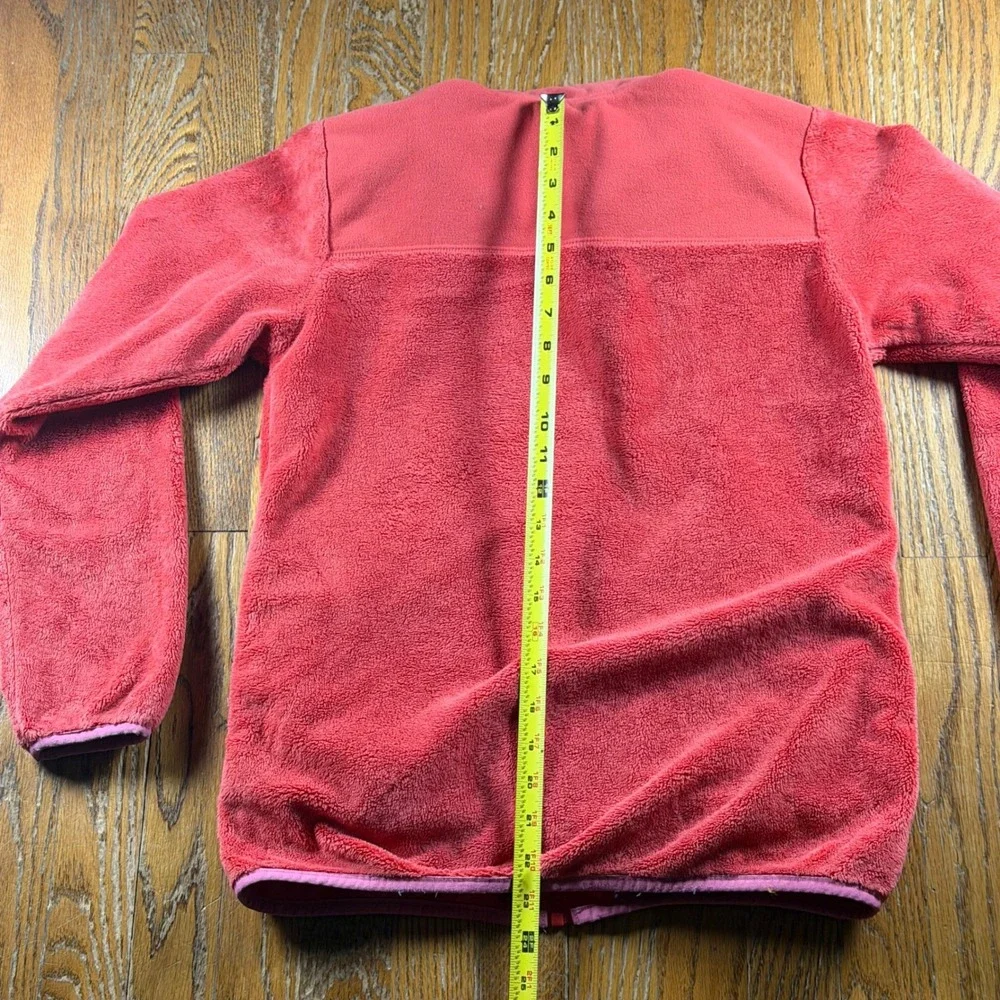The North Face Girls Osito Fleece Jacket Pink Coral Full Zip XL 18 Gorpcore
